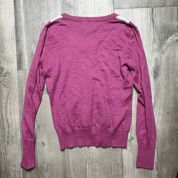 Sonoma Women’s Argyle Cardigan Size medium - Picture 2 of 3